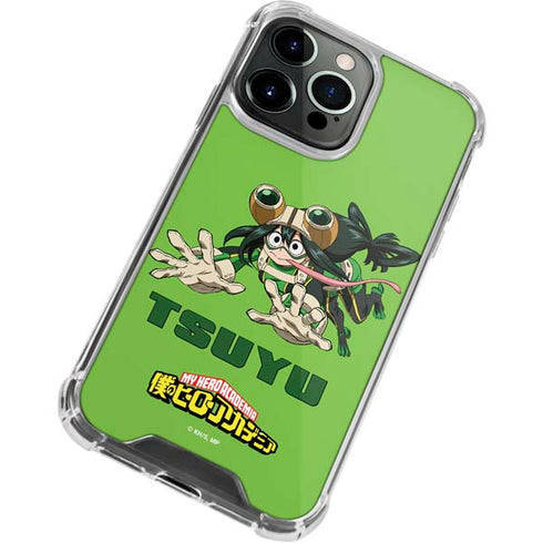 My Hero Academia Tsuyu Season 5 iPhone 14 Pro Clear Case